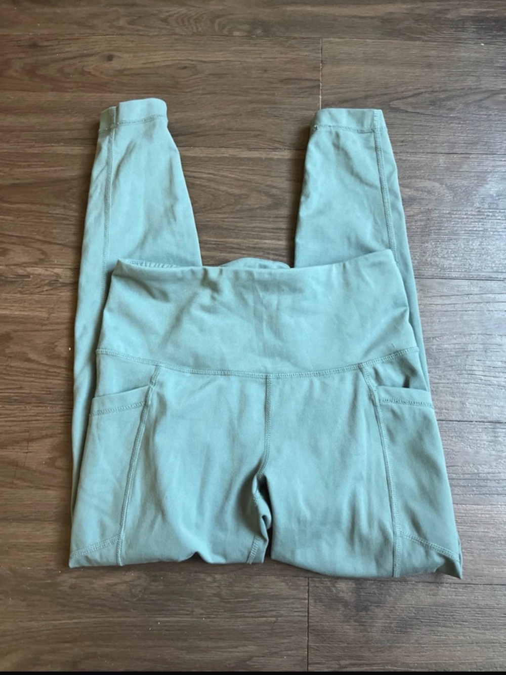 Yogalicious Sage Green High-Waist Performance Leggings